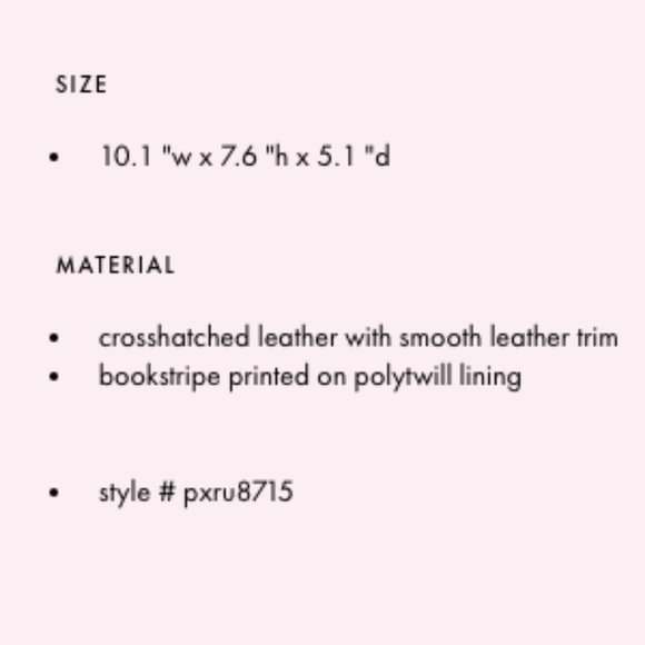 kate spade pink swamped magnolia sam satchel purse crossbody bag nwot - Picture 8 of 16